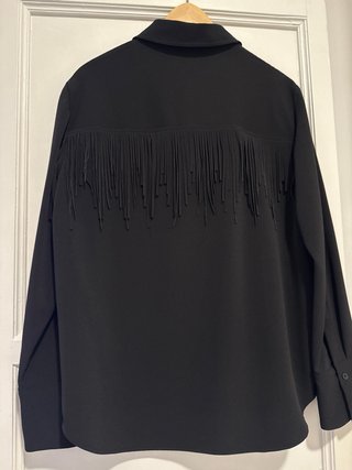 Camisa Zara con flecos Talla L