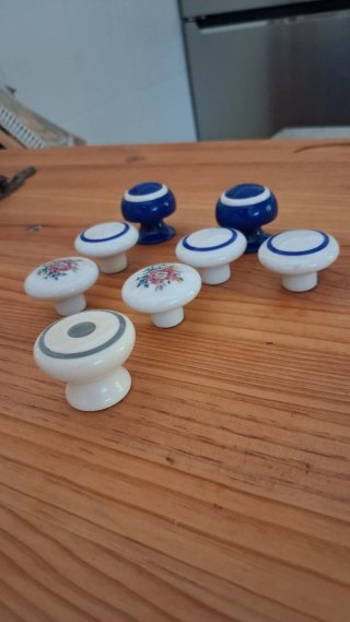 Tiradores de porcelana para cajones