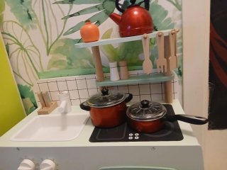 Cocinita de madera infantil de marca
