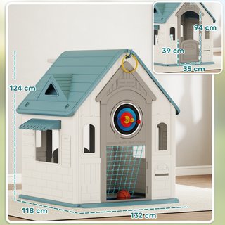 Casetta per Bambini 5 in 1 in PP Multicolore con P