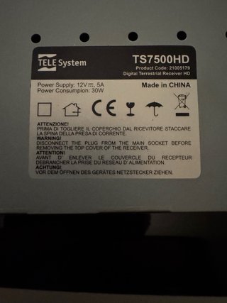 TELE System Ricevitore Digitale Terrestre HD