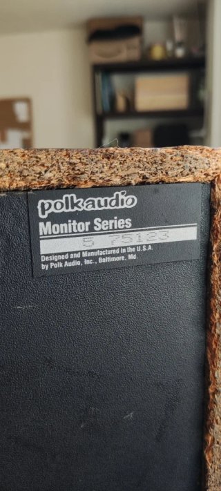 Altavoces Polk Audio 5JR Vintage USA