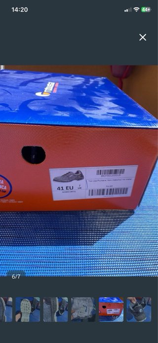 Zapatos de Seguridad Robusta Talla 41/42