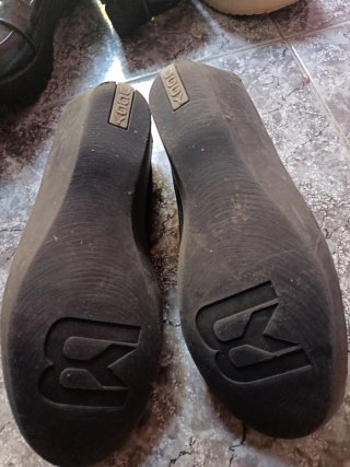 Zapatos planos negros talla 38