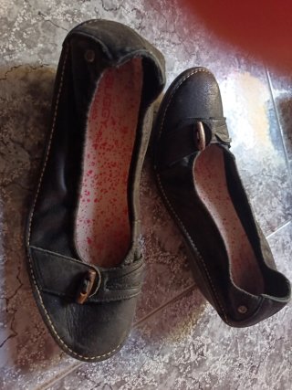 Zapatos planos negros talla 38