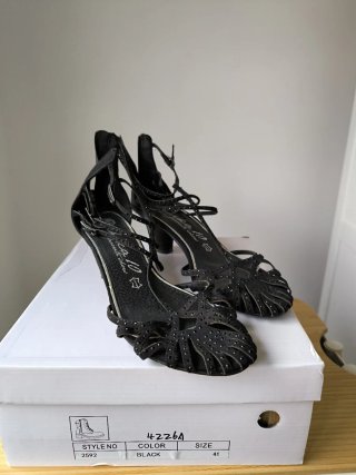 Zapatos de tacón negros mujer