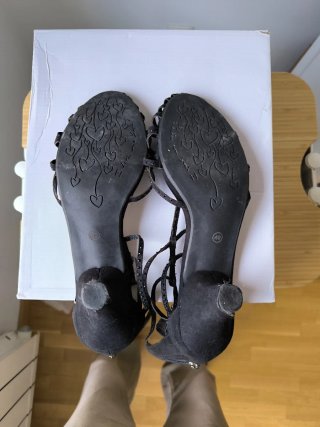 Zapatos de tacón negros mujer