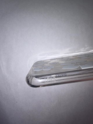 Custodia iPhone XS Trasparente con Fiori