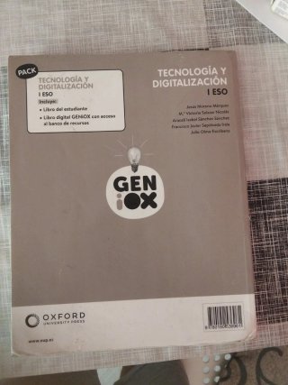 Tecnología y Digitalización I ESO. Libro del es...