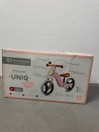 Bici de equilibrio Kinderkraft UNIQ rosa