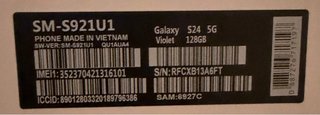 Samsung Galaxy S24 5G Violeta 128GB