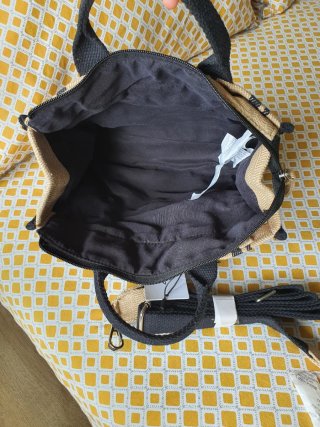 Bolso de tela Stradivarius CON ETIQUETA