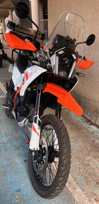 KTM 390 Adventure R - Naranja/Blanco