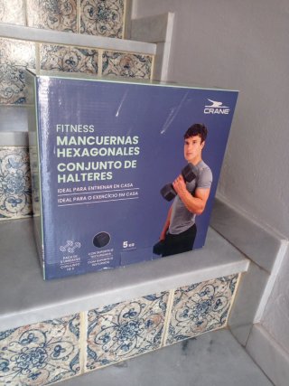 Mancuernas hexagonales Crane 5kg