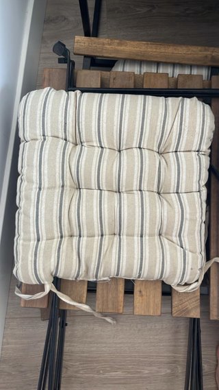 Cojín Silla Ikea Beige/Gris