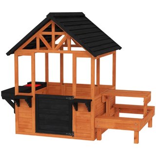 Casetta da Giardino per Bambini in Legno con Tavol