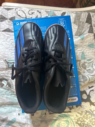 Zapatillas Adidas Fútbol Sala Negras y Azules