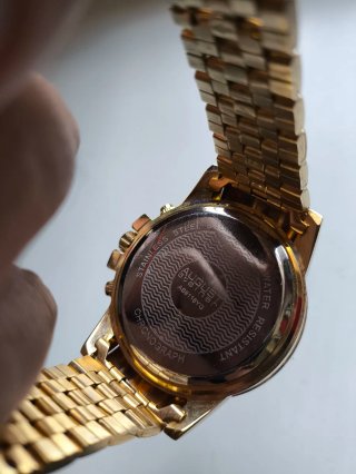 Orologio August Steiner Uomo Cronografo Blu Oro