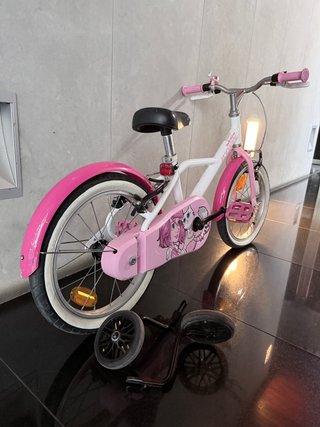 Bicicleta infantil B'Twin 16 rosa