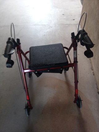 Carrito andador con bolsa