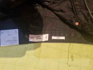 Falda Midi Vaquera Mango Talla M