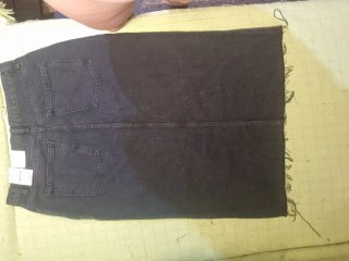 Falda Midi Vaquera Mango Talla M