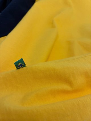 Polo Brasil Vintage Retro Amarillo