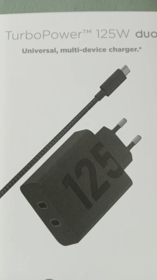 Caricabatterie Motorola TurboPower 125W Duo