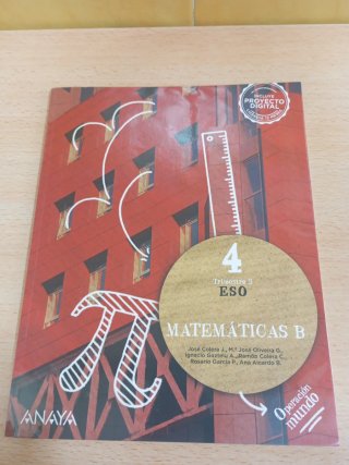 Matemáticas B. 4o de ESO