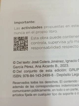 Matemáticas B. 4o de ESO