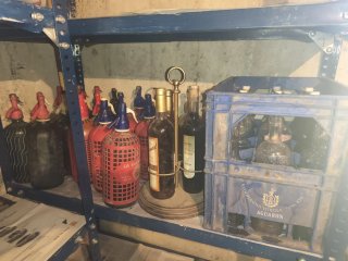 7 Vecchie Bottiglie da Collezione