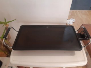Plancha Eléctrica Acero Inoxidable