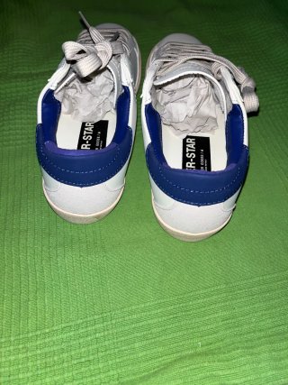 Golden Goose Superstar Zapatillas Blancas Azul