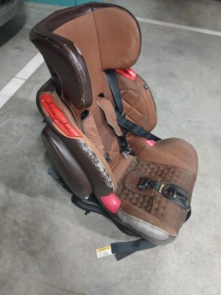 Silla coche infantil Isofix marrón