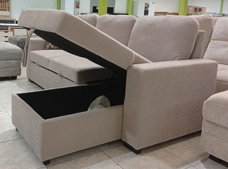 Sofá Cama Luke, Beige. Arcón. Cómodo ¡EN REBAJA!
