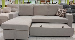 Sofá Cama Luke, Beige. Arcón. Cómodo ¡EN REBAJA!
