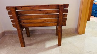 Mini banco infantil de madera artesanal 85cm