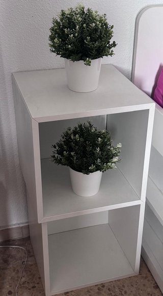 Cubo almacenaje IKEA EKET blanco 35x25x35