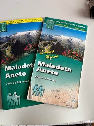 Carte routière : Maladeta Aneto