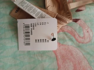 3 Sujetadores Tenzenis 90C (Negro, Beige, Blanco)