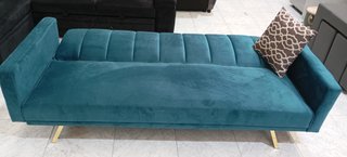 Sofá Cama Bogotá. Azul. Cómodo. ¡EN REBAJA!
