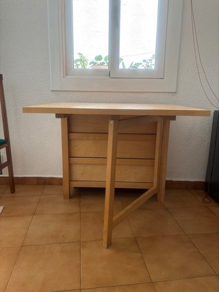 Mesa plegable madera Norden Ikea