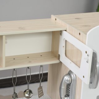 Cucina Giocattolo in Legno per Bambini con Lavandi