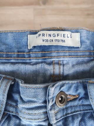 Pantalón corto vaquero Springfield Talla w30