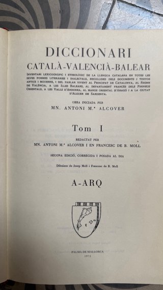 DICCIONARI CATALÀ-VALENCIÀ-BALEAR (DCVB) COMPLETO