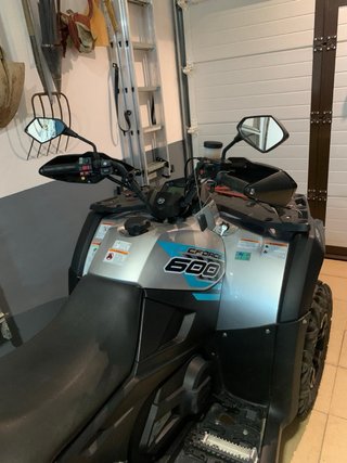 Moto ATV 600 Plata