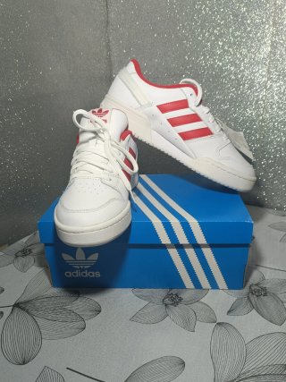 Zapatillas Adidas Blancas y Rojas Nuevas