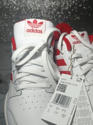 Zapatillas Adidas Blancas y Rojas Nuevas