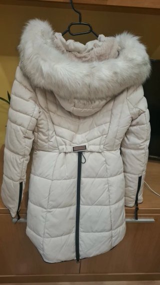 Abrigo beige talla S