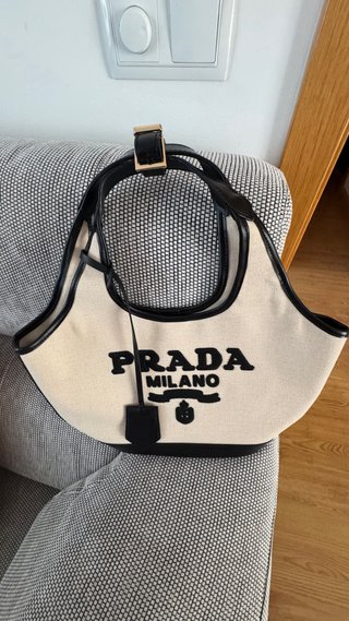 Borsa Prada Beige e Nero